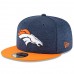 Men's Denver Broncos New Era Navy/Orange 2018 NFL Sideline Home Official 9FIFTY Snapback Adjustable Hat 3058554